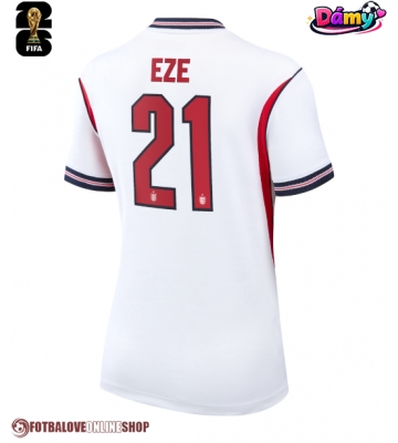Anglie Eberechi Eze #21 Domácí Dres pro Dámy MS 2026 Krátkým Rukávem